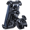 Motorcycle or bicycle Phone Mount Holder with Dual Vibration Dampener