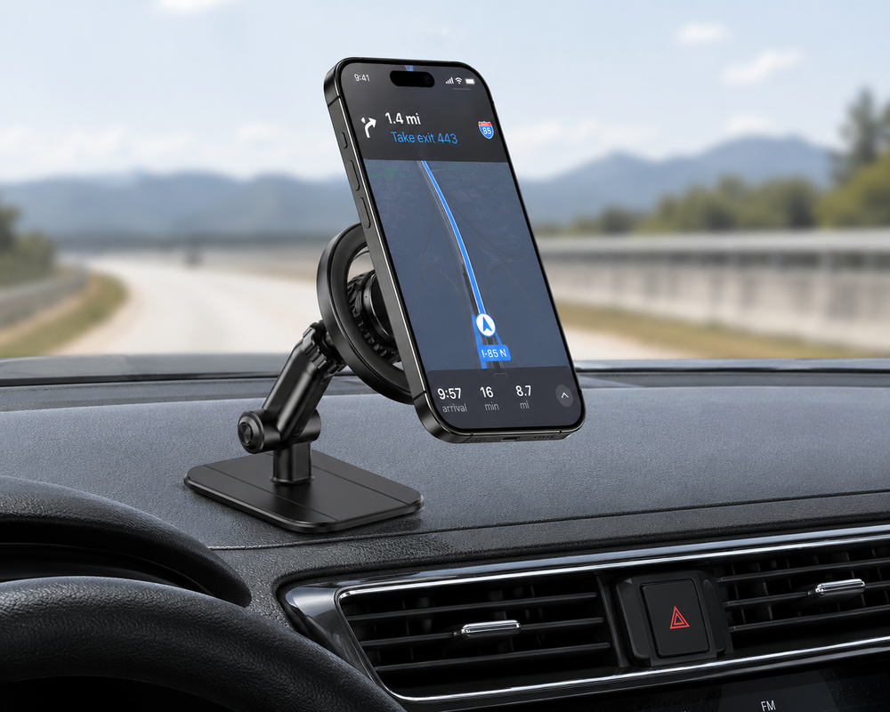 Ultra-Strong Magnetic MagSafe Car Mount for Dashboard