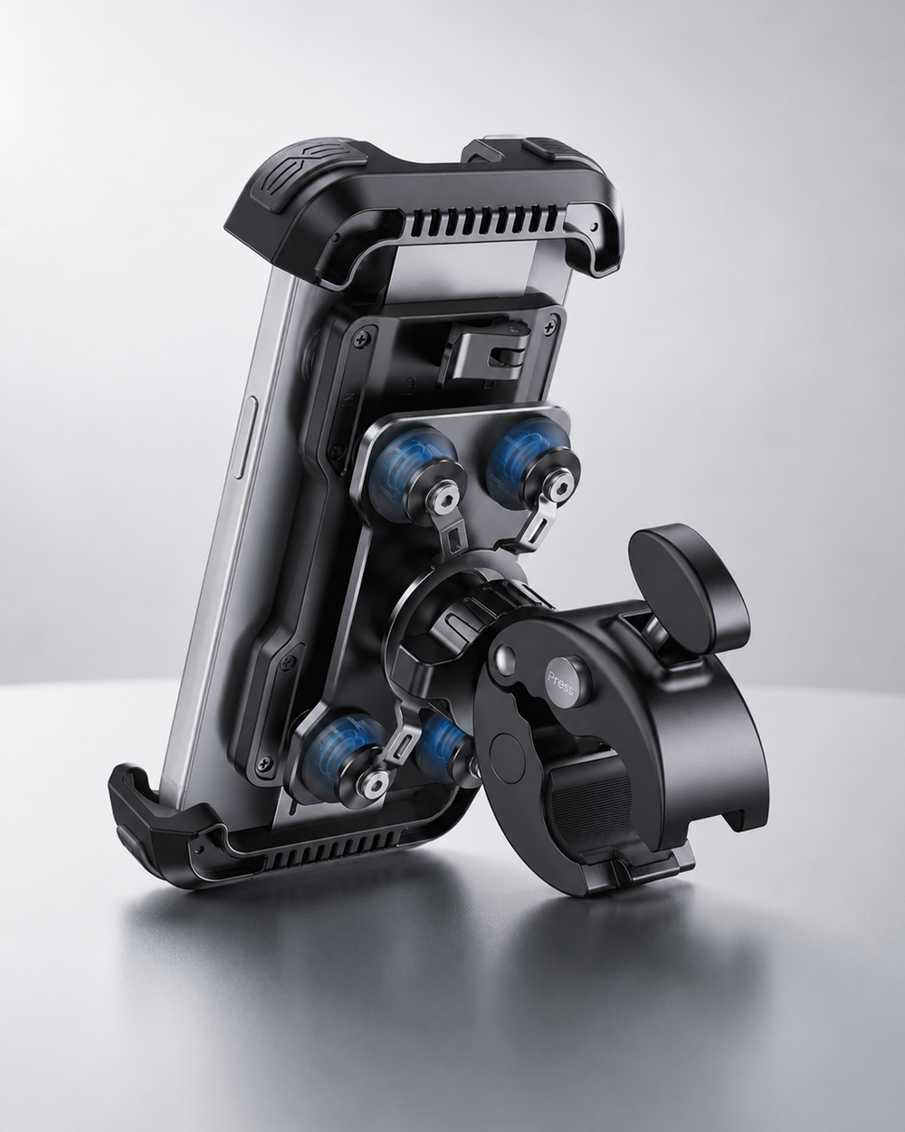Motorcycle Phone Mount with Vibration Dampener