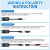 60W 3.0 Motorcycle or Bicycle  USB Fast Dual USB with Switch Voltmeter Waterproof 12V Power Supply Adapter